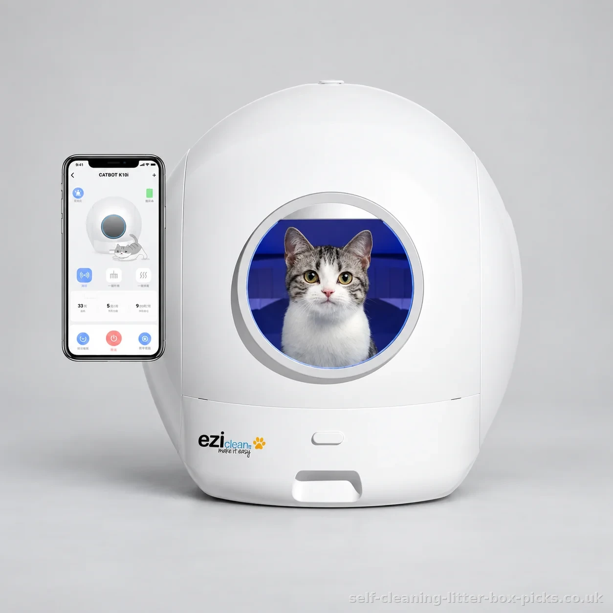 EZIclean CATBOT K10i, studio product shot